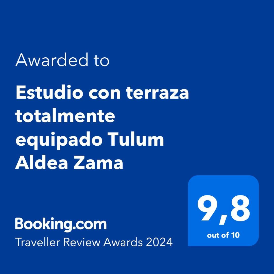 Nuevo Estudio Con Terraza Totalmente Equipado Aldea Zama Appartamento *